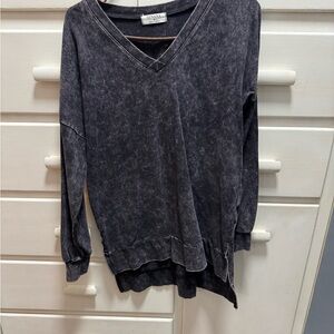 Zenana Dark Gray Top